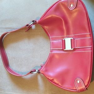 Small red 9 West purse